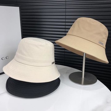 日系漁夫帽女夏季薄款遮陽防曬太陽帽男款高級感圓臉適合水桶帽子