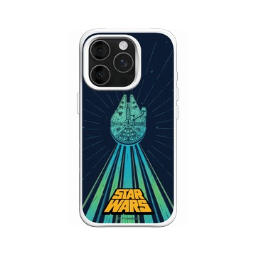 iPhone 16 Pro SolidX 白 - 迪士尼-星際大戰 Star Wars - 千年鷹號-發光原力