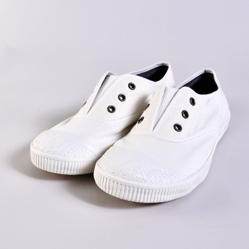 FREE 木棉白 現貨 小白鞋 休閒鞋 帆布鞋 懶人鞋 平底鞋女鞋