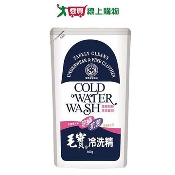 毛寶除蹣抗菌冷洗精補充包800g【愛買】
