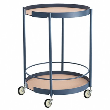 Design Bite｜圓形餐車 午夜藍