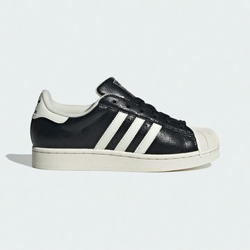 adidas 愛迪達 休閒鞋 Superstar II W 女鞋 黑 裂紋 漆皮 復古 愛迪達