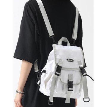 輕便背包女2025新款潮牌休閑運動迷你雙肩包外出旅游包學生小書包