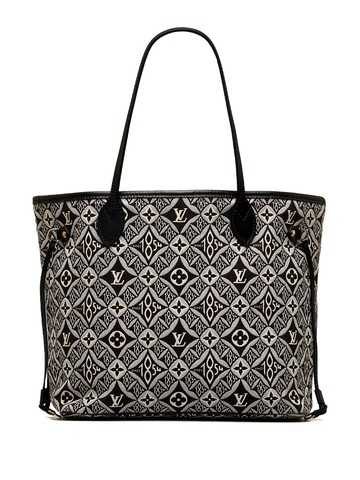 Louis Vuitton - 2020 pre-owned Since 1854 Neverfull MM tote bag - women - Canvas/Calf Leather - One Size - Black