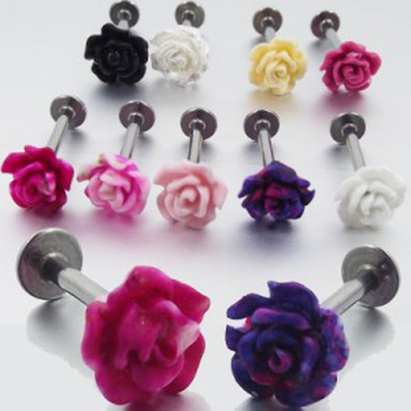 訳あり アウトレット カラフルローズラブレット 全9色 ボディピアス 16g 16ゲージ 16g ボディーピアス 花 薔薇 バラ フラワー メンズ 通販 Lineポイント最大1 0 Get Lineショッピング