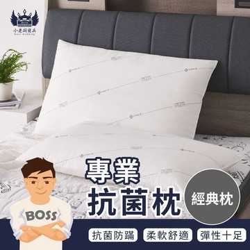小老闆寢具【專業級抗菌防蹣枕 】枕頭 枕芯 護頸枕 飯店枕頭 高枕頭 低枕頭 透氣枕頭 獨立筒枕頭 水洗枕 枕 低枕頭