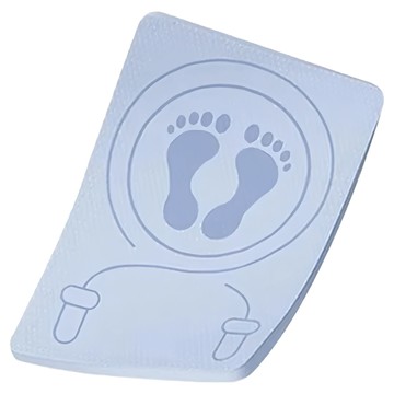 德利生活 靜音降噪跳繩墊 方形 藍色 靜音減震 居家運動  60 x 40 x 1cm  1個