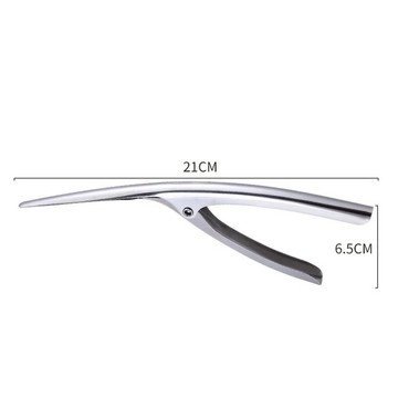 【日本代購】廚房配件蝦削皮器不銹鋼海鮮烹飪工具創意方便蝦剝皮器廚房小工具