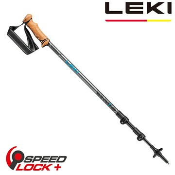 【LEKI】LEKI LEGACY 軟木塑料握把快速扣避震登山杖《長毛象休閒旅遊名店》