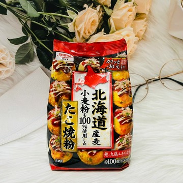 昭和産業  たこ焼粉 章魚燒粉/お好み焼粉 大阪燒粉 500g 北海道章魚燒粉｜全店$299 全家取貨免運｜領券9折｜APP下單最高再賺22%點數⚡