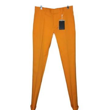 Dsquared2 DSQ2 12SS夏日動感橙色低腰修身休閑褲 IT44