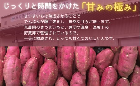  さつまいも「 紅はるか 」3kg 芋 いも サツマイモ 焼き芋 やきいも 熟成 農家直送 国産 福島県 田村市 ふくしま たむら 光農園