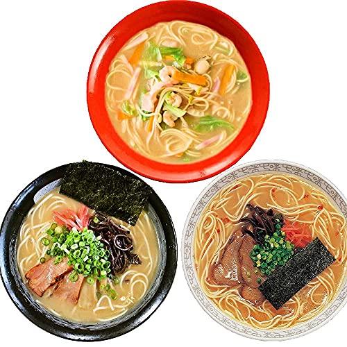 とんこつラーメン3種 食べ比べセット(6人前) 博多風あっさり(とんこつ)、久留米風醤油豚骨(九州男児)、ピリ辛(とんこつ先生) [乾麺 スープ ギフ