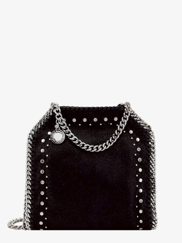 Shaggy deer shoulder bag with studs detail - STELLA MCCARTNEY - gender_Woman