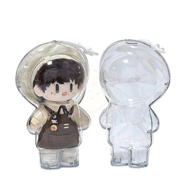 周深保護殼 泡泡瑪特保護殼  娃娃展示殼 搪膠保護殼 反深代詞系列搪膠 通用保護殼 透明保護殼 公仔保護殼 亞克力保護殼