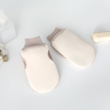 日式簡約純色搓澡巾 學生防滑搓背手套 強力搓泥洗澡巾 搓澡神器