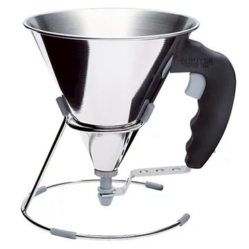 de Buyer 畢耶 KWIK迷你自動漏斗填餡器 黑  18.5 x 15 x 15.5cm  黑色  1個