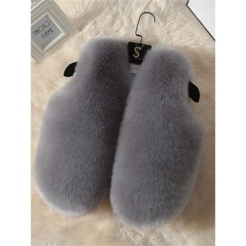 2023秋冬新款兒童坎肩皮草馬甲女童仿狐貍毛背心毛毛時尚無袖外套