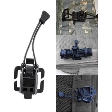 戶外Molle戰術背包外掛拓展夾扣捆綁固定底座夾扣背包夾扣冰斧夾