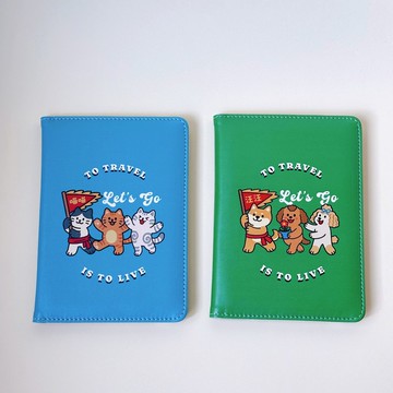 汪喵香港遊系列  | Lets Go 每日都是汪喵日  | 護照保護套