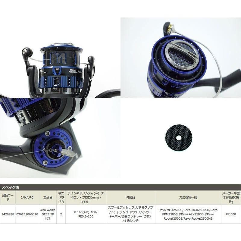 アブ Abu Works DEEZ SP KIT / アブガルシア リール カスタム パーツ