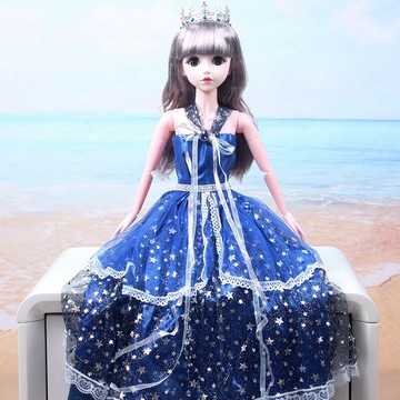 【仿真過家家】芭比娃娃 兒童玩具 女孩玩具 過家家玩具 娃娃玩具 聖誕禮物 80釐米大尺寸 多套服飾 可換裝梳妝 培養動手能力