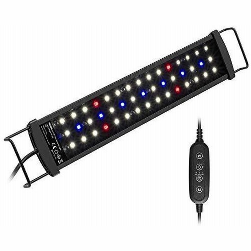 Nicrew Slimled Plants 水槽ライト アクアリウムライト 水槽対応 タイマー付き 3色led照明 調節可能 観賞魚飼育 水草育成 3 通販 Lineポイント最大get Lineショッピング