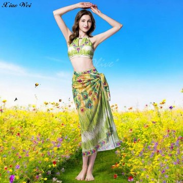 梅林品牌 流行大女三件式比基尼泳裝NO.M44378(F)