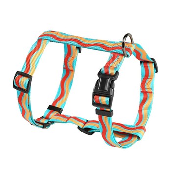 【摩達客寵物】狗狗犬用背心式工字胸背帶中大型犬適用-波浪款M_廠商直送