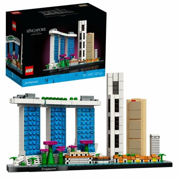 LEGO 樂高 21057 經典建築系列 3D拼砌樂趣  新加坡 Singapore  新加坡 Sigapoe  1盒