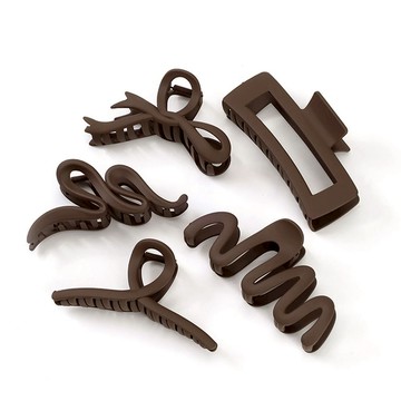 【現貨】鯊魚夾 髮夾 13公分咖啡色造型大髮夾 大抓夾 抓夾 頭飾 髮飾 造型髮夾 美髮 霧面髮夾 興雲網購旗艦店 批發