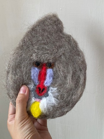 鬼狒狒 羊毛氈 零錢包