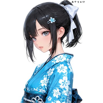 【12月新品2】07-110-0026 人物貼紙 和服女孩