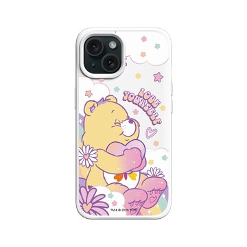 iPhone 15 SolidX 白 - Care Bears - Love Yourself