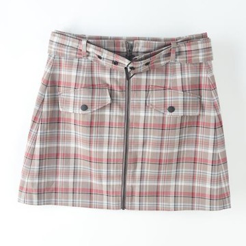 2025秋季新品 格子半身裙高腰顯瘦時尚A字短裙包臀裙百搭