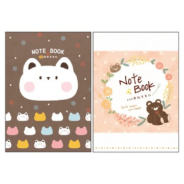 漫芯 25K壓線厚筆記本(款式隨機出貨)