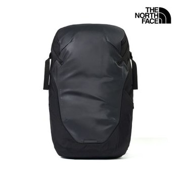 【The North Face 官方旗艦】 北面男女款黑色大容量多功能休閒後背包｜8BK8KX7 筆電包/登山包