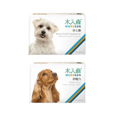 木入森®MORESON-好眼力/珍心動 30粒/盒 犬寶專用保健食品(購買第二件贈送寵物玩具x1包)