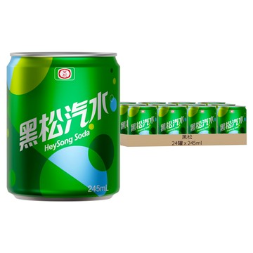 黑松 汽水  245ml  24罐