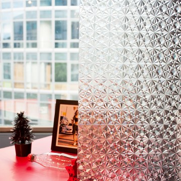 日本優質裁切靜電窗貼 隔熱阻隔UV寬 萬花齊放 寬92cm