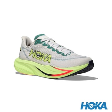 HOKA ONE ONE Mach 7 Wide 男 路跑鞋 霜白色/霓黃 HO1171905FYZ