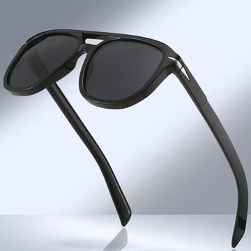 2023新款男士雙梁偏光太陽眼鏡 時尚跨境個性墨鏡 外貿太陽鏡批發