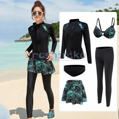 水着 レディース 体型カバー フィットネス水着 長袖ラッシュガード ショートパンツ 競泳用 紫外線対策 代 30代 40代 50代 女性用 通販 Lineポイント最大get Lineショッピング