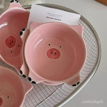 好價在🛒釉下彩陶瓷餐具爆款碗套裝新款卡通可愛家用飯碗兒童 4ULZ