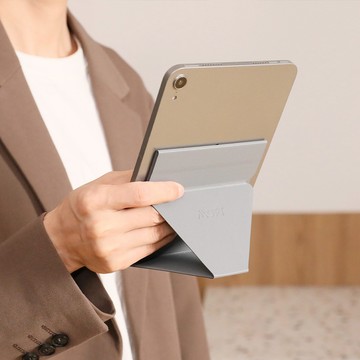 美國MOFT 磁吸款 隱形迷你平板支架 7.9-9.7吋適用 - 灰色