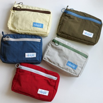 no reason odds and ends 防潑水化妝包 - 礦石灰