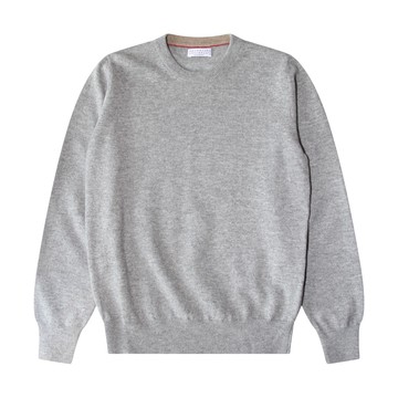 Brunello Cucinelli - Light Grey Cashmere Sweater