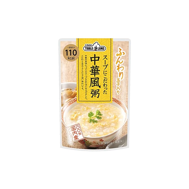 丸善食品工業 テーブルランド スープにこだわった 中華風粥 220g 12個