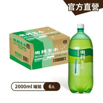 【金車/伯朗】奧利多水2000ml (6入/箱)