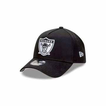 NEW ERA 男女 9FORTY AF 卡車帽 NFL CLASSIC BLACK WHITE 奧克蘭突襲者 灰 NE60588286